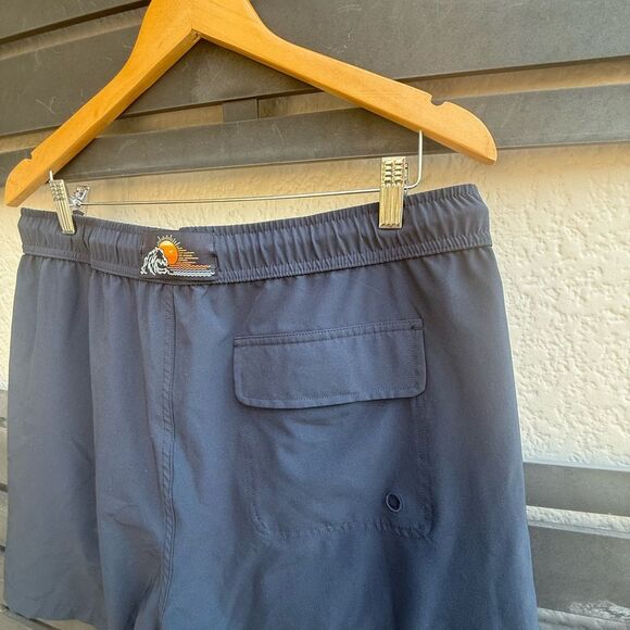 Surfside Supply Jimmy Retro Volley Shorts in Navy Blazer | Large - Picture 6 of 8